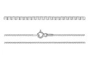 Box Chain, 925 silver, 45cm - x1