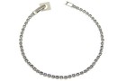 Tennis bracelet, crystal, 18cm - x1