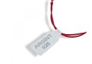 Jewelry tags, metallic silver - x20pcs