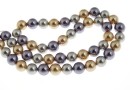 Mallorca type pearls, round, mix, 8mm
