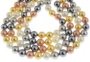 Mallorca type pearls, round, mix, 8mm