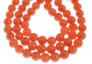 Mallorca type pearls, round, coral, 10mm