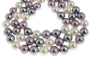 Mallorca type pearls, round, mix, 12mm