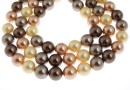 Mallorca type pearls, round, mix, 12mm