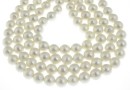 Mallorca stardust pearls, round, white, 10mm
