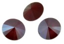 Swarovski, rivoli, dark red, 8mm - x2