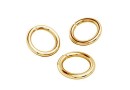 Zale silver 925 gold plated, 4x1mm - x10