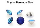 Preciosa chaton SS34, bermuda blue, 7mm - x4