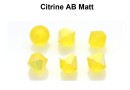 Preciosa, bicone bead, citrine AB Matt, 4mm - x40
