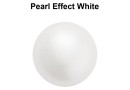 Perle Preciosa cu un orificiu, white, 4mm - x4