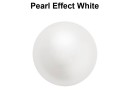 Perle Preciosa cu un orificiu, white, 6mm - x2