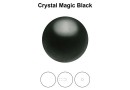 Perle Preciosa cu un orificiu, magic black, 8mm - x2