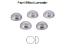 Preciosa, cabochon perla cristal, lavender, 4mm - x4