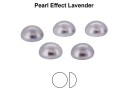 Preciosa, crystal pearl cabochon, lavender, 4mm - x4