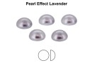 Preciosa, crystal pearl cabochon, lavender, 6mm - x4