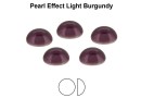 Preciosa, crystal pearl cabochon, light burgundy, 4mm - x4