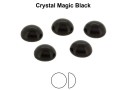 Preciosa, cabochon perla cristal, magic black, 4mm - x4