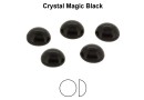 Preciosa, cabochon perla cristal, magic black, 6mm - x4