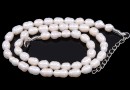 Necklace made of white freshwater pearls 8-10mm