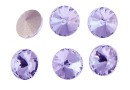 Ideal crystals, rivoli, violet, 10mm - x4