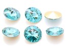 Ideal crystals, rivoli, light aquamarine, 4mm - x4