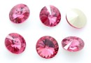 Ideal crystals, rivoli, rose, 4mm - x4