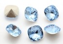 Ideal, fancy square, light sapphire, 8mm - x2