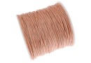 Spool of waxed thread, pastel orange, 1mm - 82m