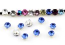 Swarovski, chaton mesh montees sapphire, 2.6mm - x20