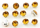 Swarovski, chaton mesh montees topaz, 2.6mm - x20