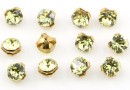 Swarovski, chaton mesh montees jonquil, 2.6mm - x20