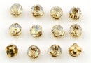 Swarovski, chaton mesh montees golden shadow, 2.6mm - x20