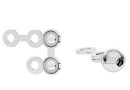 Terminatii coliere si bratari, argint 925, 19.5x3.5mm - x2