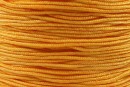 Bobina snur matase pentru bratari, galben intens, 0.8mm - x120m