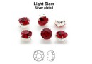 Preciosa, chaton montees light siam, ver 2., SS39, 8mm - x2