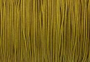 Bobina snur matase pentru bratari, olive auriu, 1mm - x100m