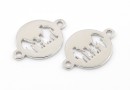 Link Familie, argint 925 rodiat, 14mm - x1