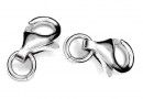 Classic lobster clasp, 925 silver, 11mm - x1