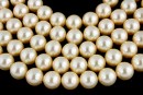 Ideal premium pearls, light gold, 4mm - x100