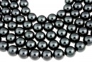 Ideal premium pearls, black, 8mm - x50