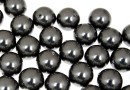 Ideal single hole pearls, black, 8mm - x2