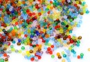 Sand beads, mix colour line, 2mm - x100g