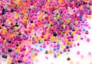 Sand beads, mix transparent colour line, 2mm - x100g
