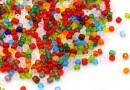 Sand beads, mix colour line, 4mm - x100g
