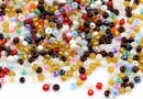 Sand beads, mix autumn line, 4mm - x100g