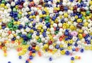 Sand beads, mix pearlescent 2-4mm - x100g