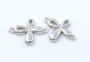 Link fluture, argint 925 placat cu rodiu, 12.5mm - x1
