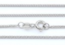 Lant impletit, argint 925 placat cu rodiu, 45cm - x1