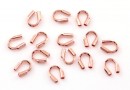 Accesoriu fir, wireguard, argint 925 placat cu aur roz, 4.5mm - x2