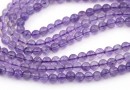 Margele Ametist, rotund, 4mm